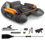 Barca Hinchable con 1 Soporte Caña Pescar, 1 Bomba + accesorios por 132,30€