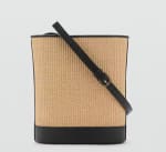 Bolso bucket efecto rafia tamaño mediano por 14.99€