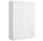 Dekit Armario 3 Puertas 3 Cajones ESSEN Blanco por 185,99€
