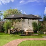 Dubbele parasol incl. hoes voor €69,99