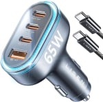 Cargador Auto LISEN 65W 4 Puertos por $169 | Amazon