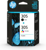 HP 305 Inktcartridge Tri-color/Black Original 2-Pack voor €18,89 bij Bol