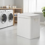 JOYFURNOS Grote bamboe wasmand (3 vakken, 60×40×61 cm) voor €19,99 bij Joybuy
