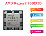 Procesador AMD Ryzen 7 7800X3D 5,0 GHz 8-Core 16 por 295,16€