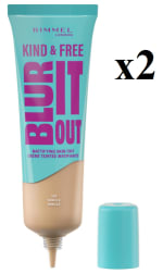 2 Botes de Base de maquillaje RIMMEL LONDON Kind And Free Blur It Out por 9.53€