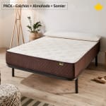 Pack Descansin colchón viscoelástico + somier + almohada 120x190 por 369,00€