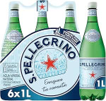 San Pellegrino Agua con Gas, 6 x 1L por 4.76€