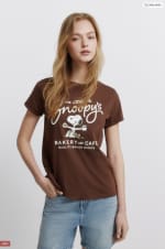 Springfield Camiseta Manga Corta Snoopy por 8,99€