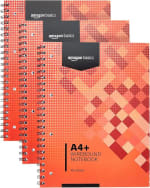 Amazon Basics Cuaderno espiral A4+ (paquete de 3) por 7,62€