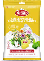 16 x Vitalp Kruidenpastilles Citroen Suikervrij (75 gr) voor €9,69 bij Bol