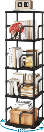 IBUYKE Librería giratoria de 4 niveles por 32,78€ en Amazon