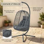 terrabeta stalen hangstoel met kussen voor €129,99 bij Joybuy