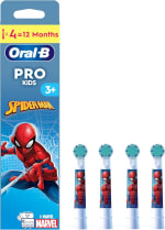 Oral-B Kids Spider-Man Toothbrush Heads 4 Pack £5.69