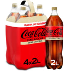 Pack 4 x 2L de Coca-Cola Zero Azúcar Zero Cafeína por 5.26€