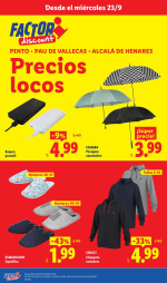Folleto Factori de Lidl Ofertas desde 0,49€ artículos seleccionados
