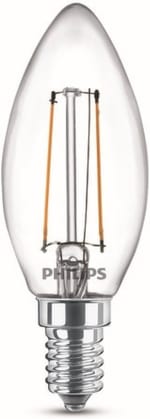 Philips LED Kaars Transparant 25 W E14 (2 stuks) voor €3,05 bij Amazon