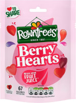 Rowntree's Berry Hearts - Heart-Shaped Fruity Flavoured Sweets Sharing Bag - 115g £0