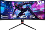 KTC Ultrawide Curved Monitor 34 Inch voor €208,99 dmv code bij Aliexpress