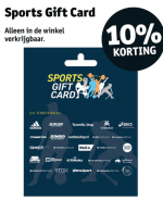 10% korting op een Sport Cadeaukaart bij kruidvat