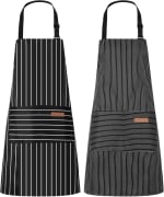 Candcamp 2 Pack Unisex Bib Apron with Pockets for £3.66 at Amazon