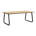 Eettafel Brigitte rechthoekig 200x100 cm voor €99 bij Leen Bakker