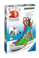 Puzzle 3D Ravensburger Zapatilla Portalápices Super Mario 108 piezas por 8.99€.