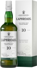 Laphroaig 10 YO Single Malt Whisky, 70cl for £44.99 at Amazon