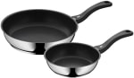 WMF Devil Juego de 2 Sartenes Antiadherentes 20-28 cm Todo Tipo de Cocinas por 47.39€