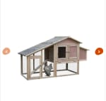 Poulailler Juste en bois massif 2 à 3 poules à 69,99€