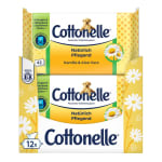 12 x Cottonelle Papel Higiénico Húmedo Cuidado Natural Manzanilla y Aloe Vera 9.99€