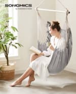 SONGMICS silla colgante grande para interiores y exteriores por 14.54€