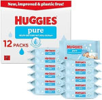 Huggies Pure Plastic Free Baby Wipes - Pack of 12 (576 Wipes) - S&S £5.95 + Get 15%