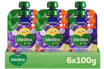 Pack 6x100g de Blédina de Pera, Ciruela pasa, Zanahoria y Remolacha para niños a 5.2€
