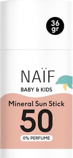 Naïf Protector Solar Mineral Barra para Bebés y Niños FPS 50 de 36 g por 10.50€