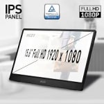 MSI Pro MP161 E2 15.6 Inch Full HD Portable Monitor - 1920 x 1080 IPS Panel, 60Hz, Ey