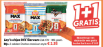 1+1 gratis op Lay’s chips WK flavours bij de Dekamarkt