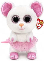 Ty UK Ltd- Nina Mouse with Tutu Beanie Boo Peluche, Multicolor (36365) por 6.99€