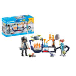 PLAYMOBIL Investigador con Robots y Dron, Set de Laboratorio, 67 piezas por 5.99€