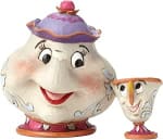 Disney Figura Señora Pott y Chip de "La Bella y La Bestia", para coleccionar por 23€