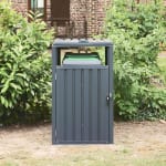 Cache poubelle Escaut en acier galvanisé à 79,99€