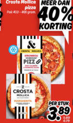 Alle Costa & Mollica pizza's voor €3,89 bij de Dekamarkt