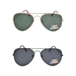 Pack 2 gafas de sol aviador por 8,95€