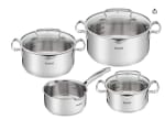 Tefal Duetto Lot de 7 pièces : 3 casseroles 16/20/24 cm à 91,23€