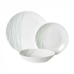 Vajilla de Vidrio Opal 12 piezas IDEALCASA Grass por 16.99€