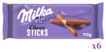 6 packs de Milka Choco Sticks Palitos de Galleta 112g por 6.42€