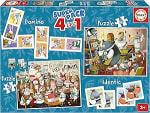 Puzzle marca Educa Superpack 4 en 1 Cuentos del Bosque de Kasandra 5.70€