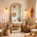 Espejo de Pie Arco 160×50cm de Madera Maciza por 99€