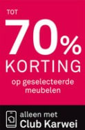 Tot 70% korting op geselecteerde meubels bij Karwei