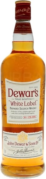 Dewar's White Label whisky escocés blended 1 litro por 13,33€