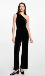 Mono de terciopelo asimétrico por 9.99€